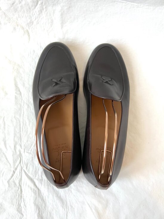 Del Toro loafer dark brown leather Milano slip on shoes US mens 11 EU 44 main image 7